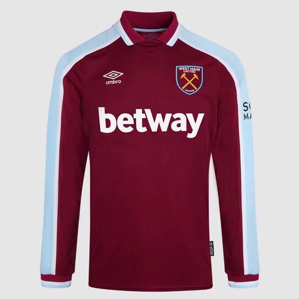 Heimtrikot Thailand West Ham United ML 2021-2022 Günstige Fußballtrikots